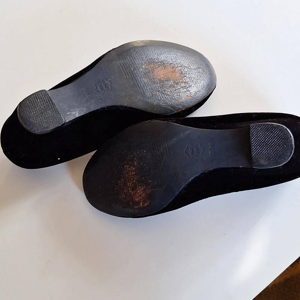 Nordstrom Velvet Open Toe Wedge Heel